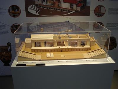 Αρχαίο θέατρο Δίου (μακέτα)