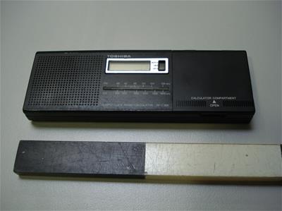 Ρολόι - Ραδιόφωνο - Υπολογιστής Toshiba RP-C300