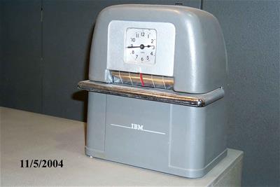 Καταγραφικό Χρόνου Εργασίας Εργαζομένων (Σύστημα IBM 1620/II)